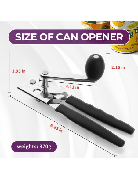 Abrelatas Eléctrico Genérico KO1005 Automático Acero Inoxidable