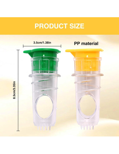 Exprimidor de Limón LOGJAM 3 Pcs Acero Inoxidable y Manual