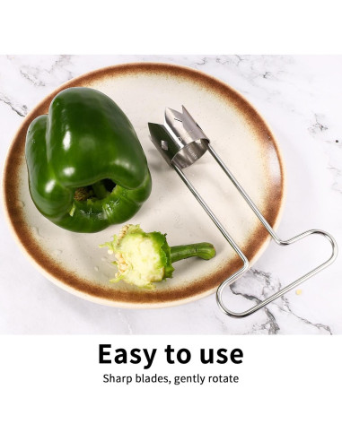 Descorazonador de Frutas y Verduras Lyreh Acero Inoxidable 16x9.5cm