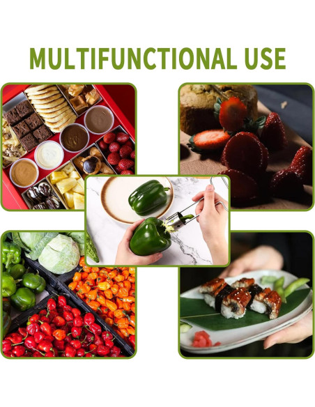 Descorazonador de Frutas y Verduras Lyreh Acero Inoxidable 16x9.5cm