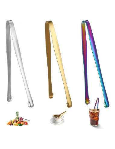 Pinzas de Cocina Multifuncionales MBAIYO 3pcs Acero Inoxidable