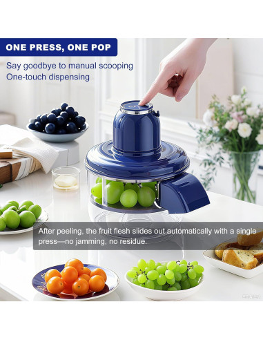 Pelador Eléctrico Automático Genérico USB 50W Azul