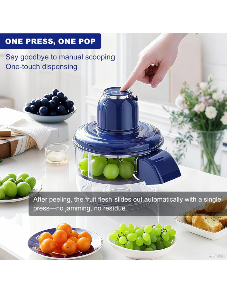 Pelador Eléctrico Automático Genérico USB 50W Azul