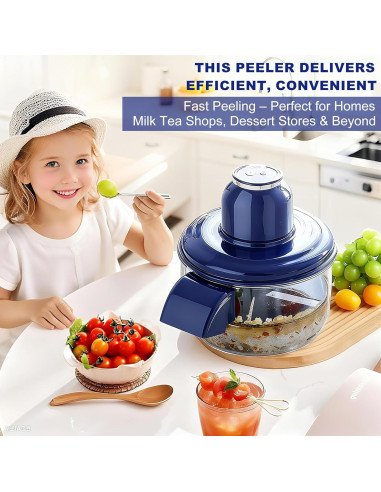 Pelador Eléctrico Automático Genérico USB 50W Azul