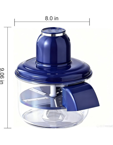 Pelador Eléctrico Automático Genérico USB 50W Azul