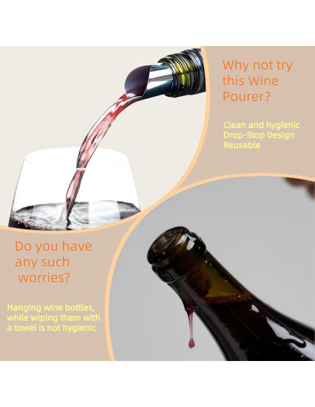 215 Boquillas Antigoteo de Aluminio Lancoco para Vino