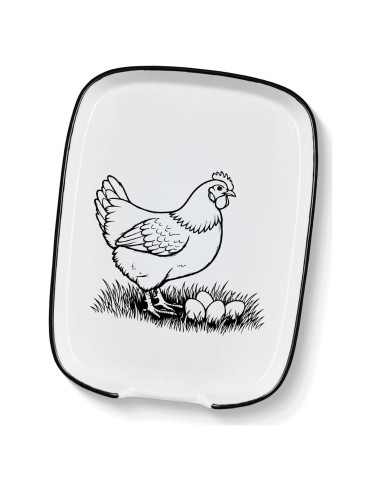 Soporte para Cucharas de Cerámica WSLCHOVE Pollo Divertido 14.73x11.37cm