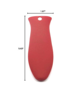Funda de Silicona Resistente al Calor Zhuluck 14cm Roja 2