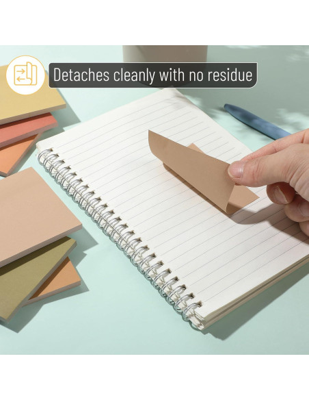 Notas Adhesivas Mr. Pen 3x3 cm Otoño Tierra 600 Hojas