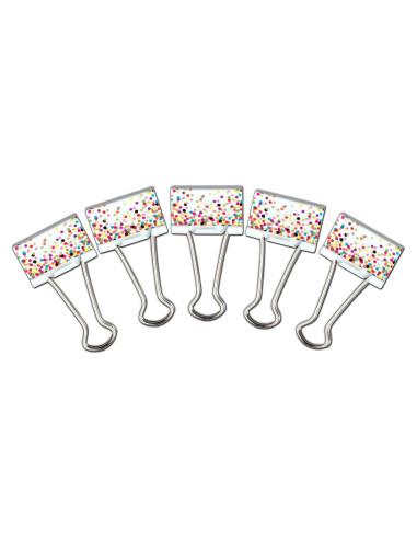 Clip de Carpeta Mediano Confetti Recursos Creados por Maestros