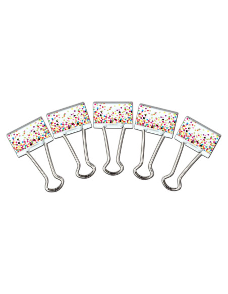 Clip de Carpeta Mediano Confetti Recursos Creados por Maestros