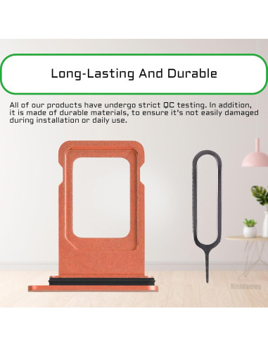Bandeja de Tarjeta SIM Coral para iPhone XR - Reemplazo A1984 A2105 A2106 A2107 A2108