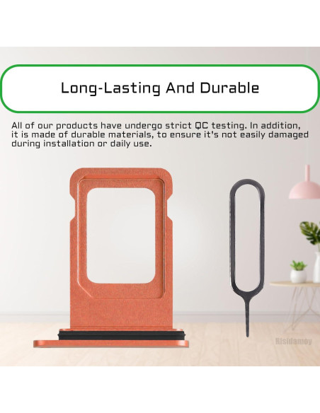 Bandeja de Tarjeta SIM Coral para iPhone XR - Reemplazo A1984 A2105 A2106 A2107 A2108