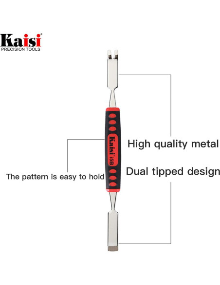 Juego de Pinzas de Precisión Kaisi 12 Pcs Antiestáticas