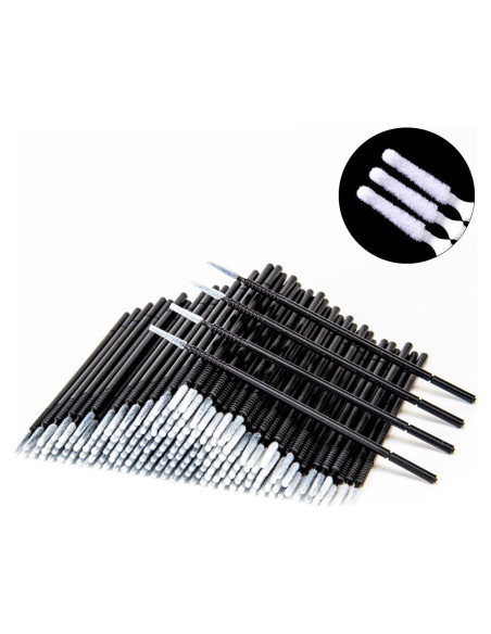 Micro Cepillos Aplicadores i-Laesh 200 Piezas Negro Pro Grip