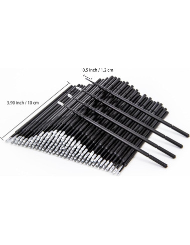 Micro Cepillos Aplicadores i-Laesh 200 Piezas Negro Pro Grip
