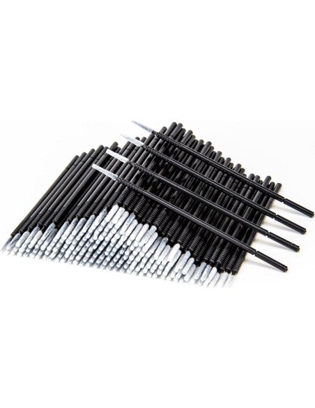 Micro Cepillos Aplicadores i-Laesh 200 Piezas Negro Pro Grip