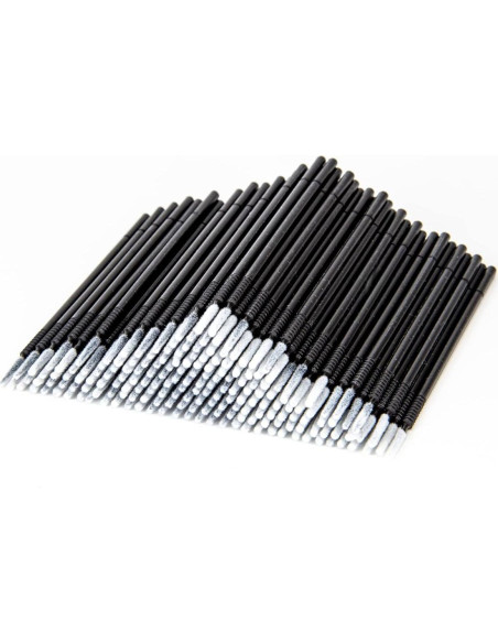 Micro Cepillos Aplicadores i-Laesh 200 Piezas Negro Pro Grip