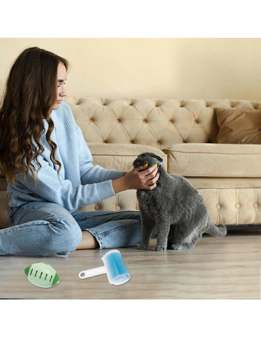 Juego de 2 Rodillos de Pelusa Reutilizables Ksheria 119g