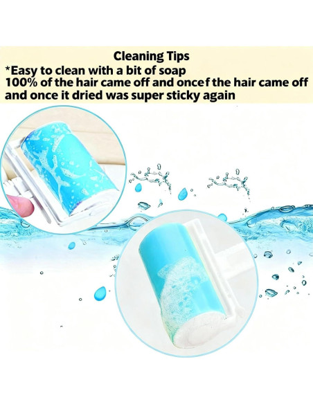 Juego de 2 Rodillos de Pelusa Reutilizables Ksheria 119g