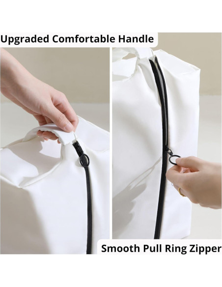 Bolsa de Zapatos de Viaje TIANZONG Impermeable Doble Capa 32x22cm