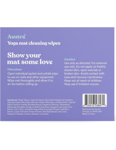 Toallitas Limpiadoras ASUTRA para Esteras de Yoga 60 Unidades 2