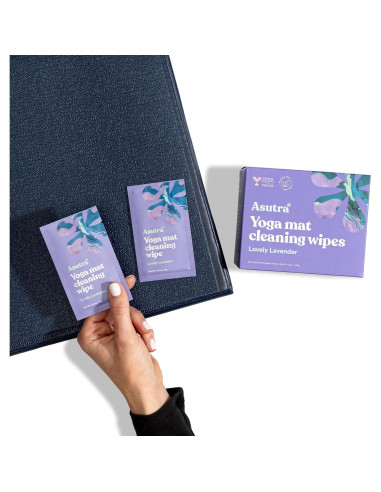 Toallitas Limpiadoras ASUTRA para Esteras de Yoga 60 Unidades