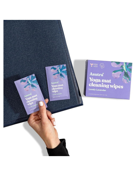 Toallitas Limpiadoras ASUTRA para Esteras de Yoga 60 Unidades