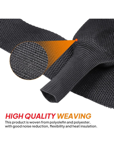 Manga Trenzada Termoretráctil Automotriz Sonore 2:1 4.57m