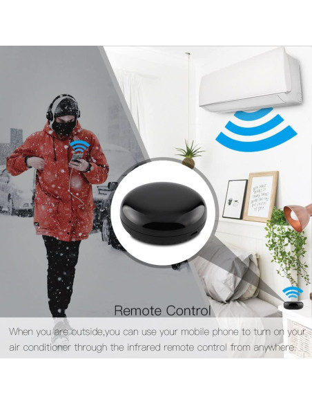 Controlador Remoto IR Inteligente MOES WiFi para Hogar