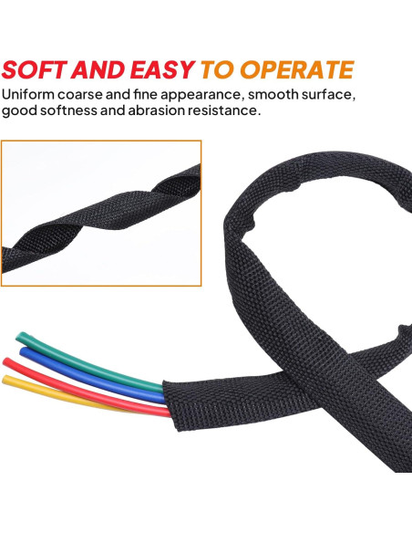 Manga Trenzada Termoretráctil Automotriz Sonore 2:1 4.57m