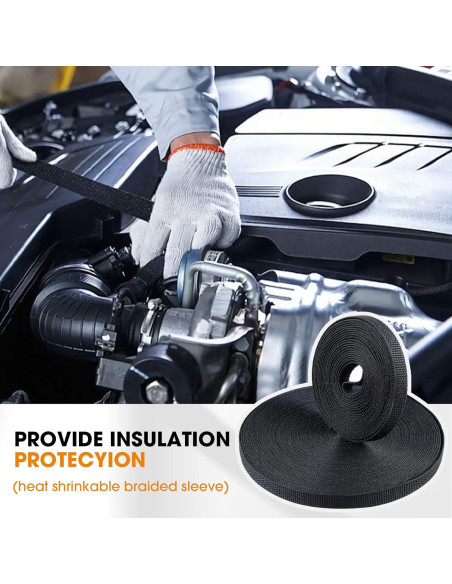 Manga Trenzada Termoretráctil Automotriz Sonore 2:1 4.57m
