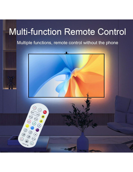 Luz de Fondo LED Lumtang para TV 50-65" RGB Wi-Fi