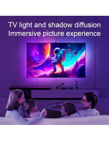 Luz de Fondo LED Lumtang para TV 50-65" RGB Wi-Fi