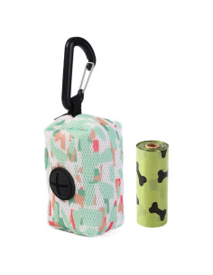 Dispensador de Bolsas de Excremento de Perro LZSOMPK Verde