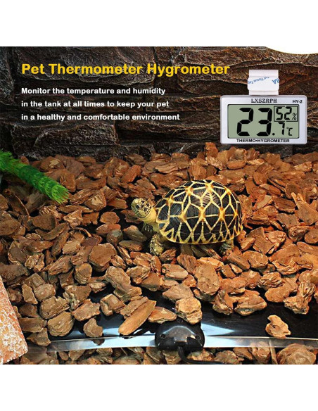 Higrómetro Termómetro Digital Cangda para Reptiles 1 Paquete