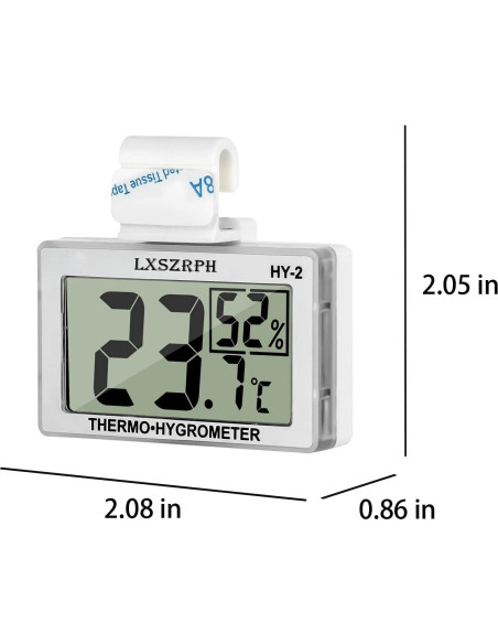 Higrómetro Termómetro Digital Cangda para Reptiles 1 Paquete