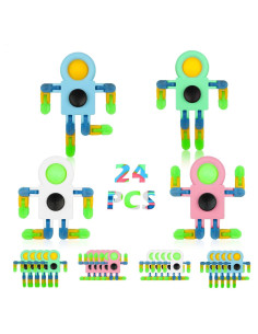 Paquete de 24 Juguetes Fidget SoulLife Antiestrés 3 en 1
