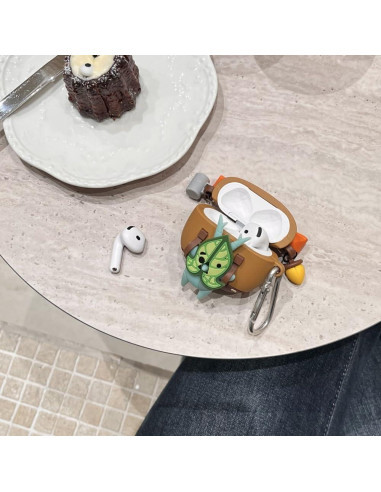 Funda de Silicona Verde para AirPods 4 GCVXRUD 2024