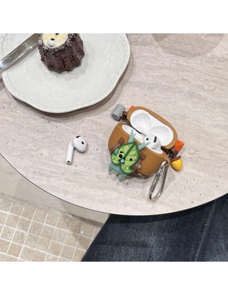 Funda de Silicona Verde para AirPods 4 GCVXRUD 2024