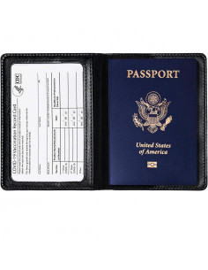 Pack 2 Fundas de Pasaporte PU Honmein - Impermeables y Ligeras 2