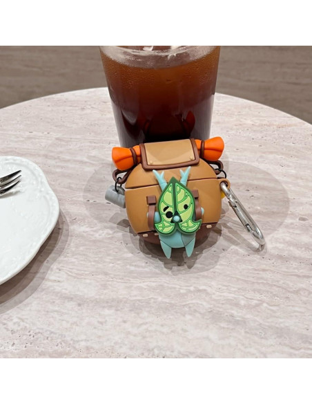 Funda de Silicona Verde para AirPods 4 GCVXRUD 2024