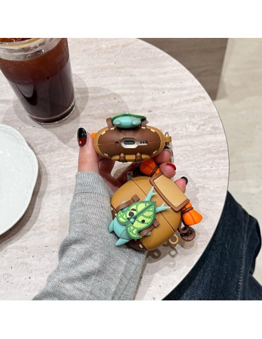 Funda de Silicona Verde para AirPods 4 GCVXRUD 2024