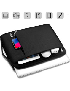 Funda Protectora LANDICI 360 para Laptop 13-14" Negra 2