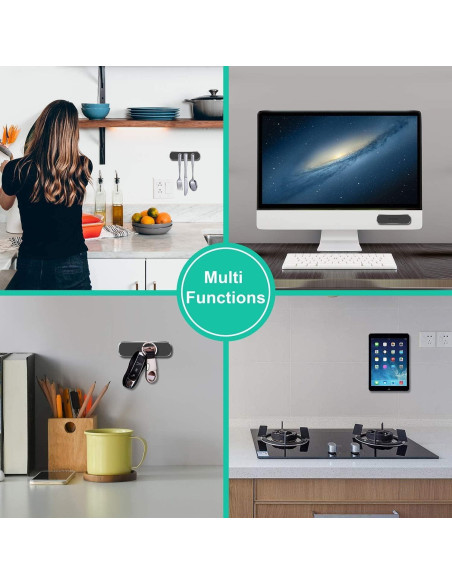 Soportes Magnéticos para Teléfonos SALEX 3 Paquete Negro