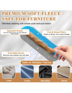 Removedor de Pelo de Mascota LINTLOCK 52.1 cm Reutilizable 2