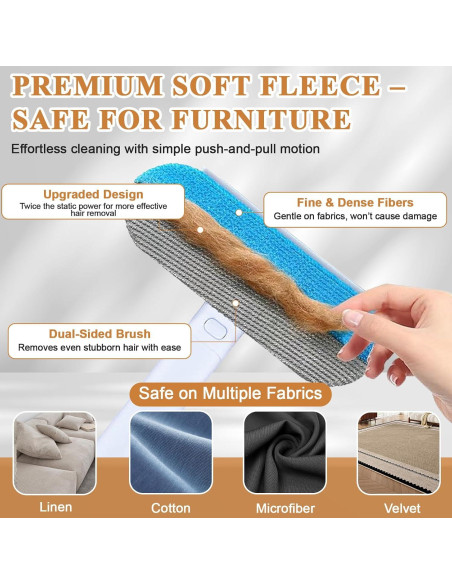 Removedor de Pelo de Mascota LINTLOCK 52.1 cm Reutilizable