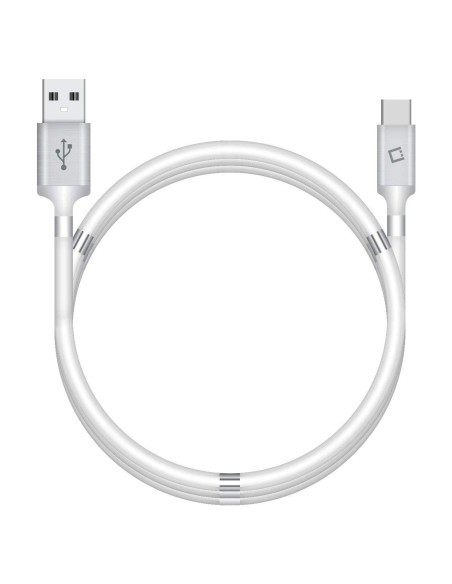 Cable de carga magnético autovolvente Cellet USB-C 1m