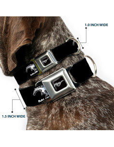 Collar para Perro Buckle-Down Ford Mustang Mediano 2.54 cm 2