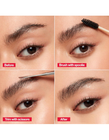 Juego de Cejas Revlon Designer con Tijeras y Cepillo Spoolie